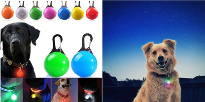 USB Rechargeable Luminous Collar Adjustable Led Glowing Dog Collar for Large Small Dogs