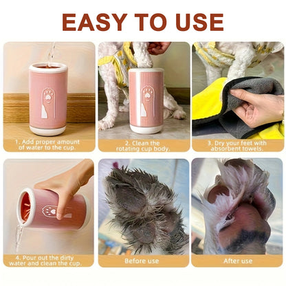Pet Foot Washing Cup For Cats And Dogs