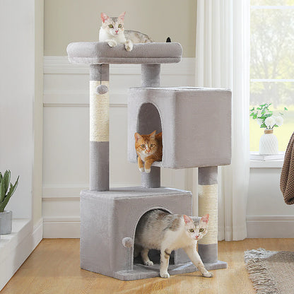 Multi-Level Cat Scratching Post and Bed, 3 Levels (Large)