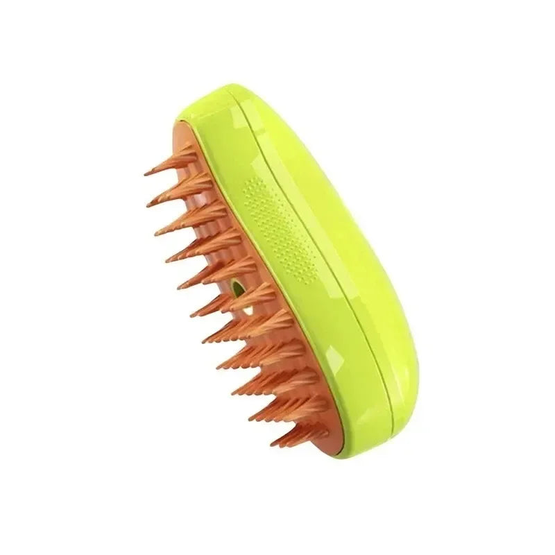 Electric Cat Steam Brush – 3-In-1 Pet Grooming Comb with Water Spray for Cats and Dogs, USB Rechargeable