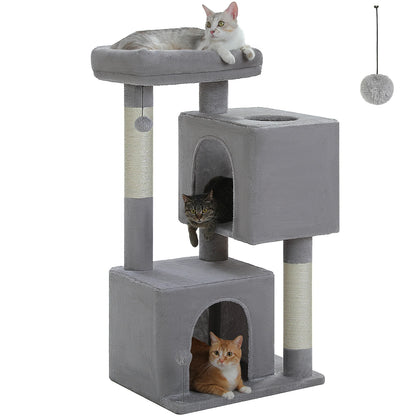 Multi-Level Cat Scratching Post and Bed, 3 Levels (Large)