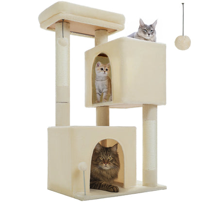 Multi-Level Cat Scratching Post and Bed, 3 Levels (Large)